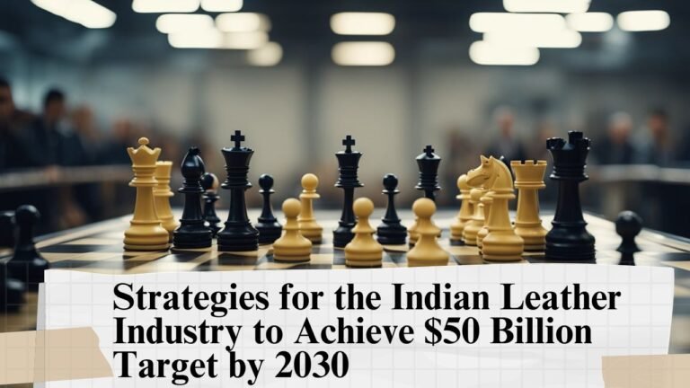 Strategies for the Indian Leather Industry to Achieve $50 Billion Target by 2030