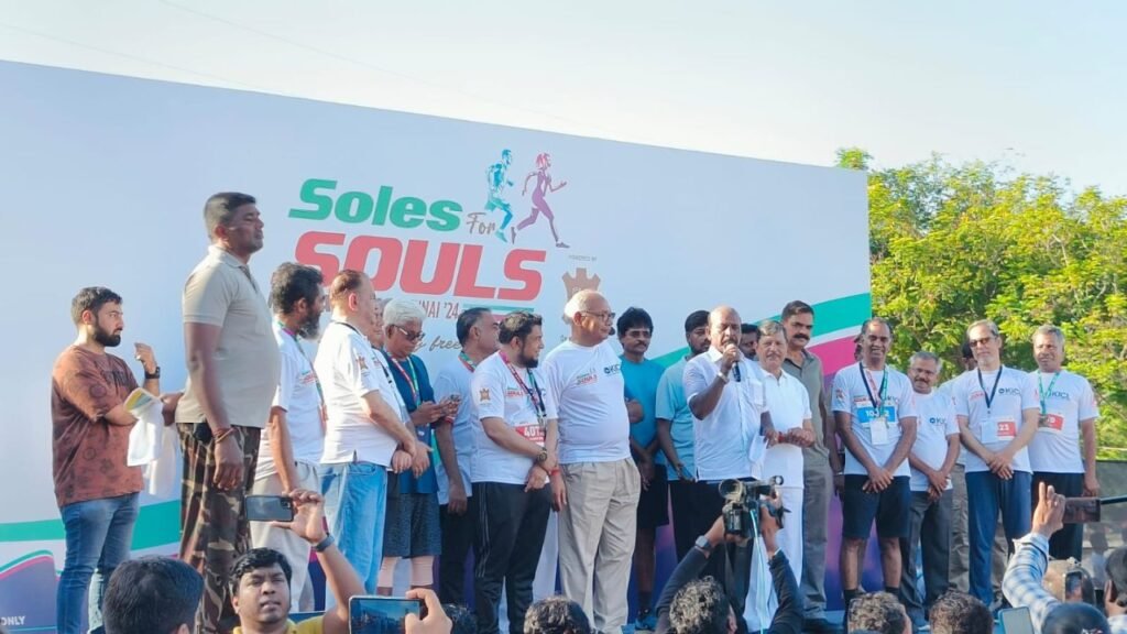 'Soles for Souls' Marathon Concludes in Chennai Organized by CLE