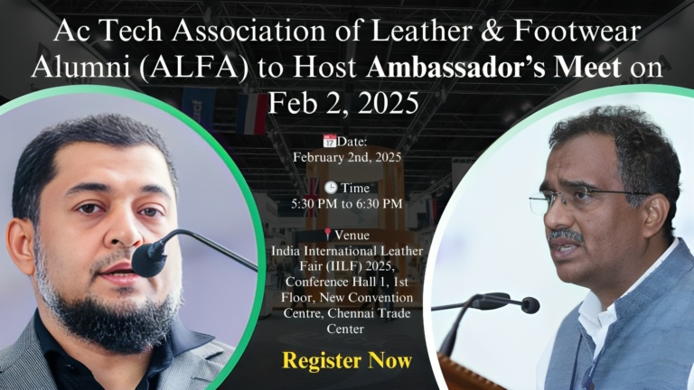 ALFA Ambassador's Meet 2025 to Bring Together Leather Industry Leaders and Alumni on Feb 2, 2025