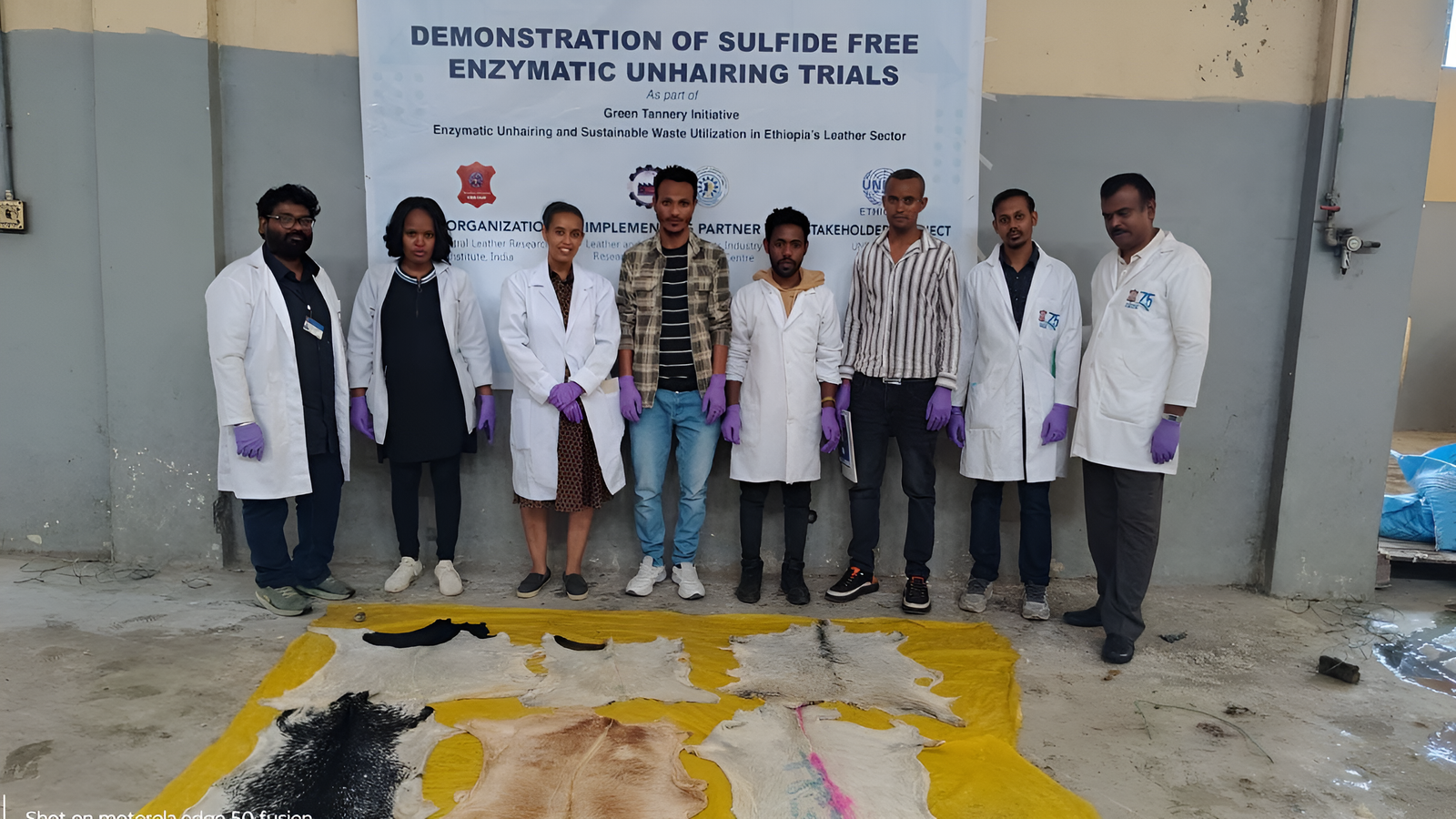 Green Tannery Initiative in Ethiopia Led by CLRI and LLPIRC Launches Sulfide-Free Unhairing Trial