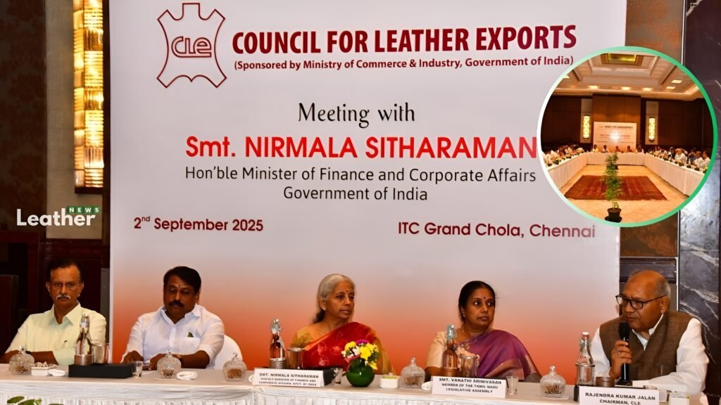 Finance Minister Nirmala Sitharaman Meets Indian Leather and Footwear Industry Leaders in Chennai