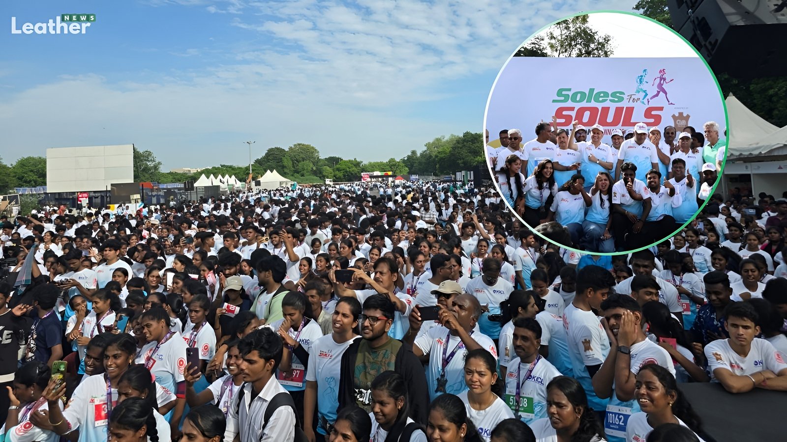 Soles for Souls Marathon Organized by CLE Draws Massive Crowd and Spreads Drug-Free Message in Chennai