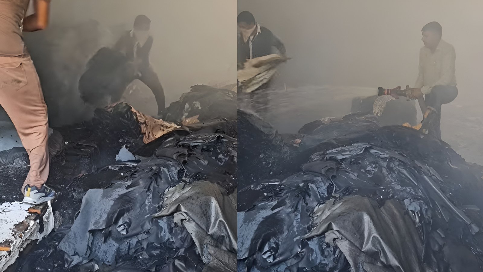 Massive Fire Breaks Out at Leather Factory in Haryana’s Karnal District