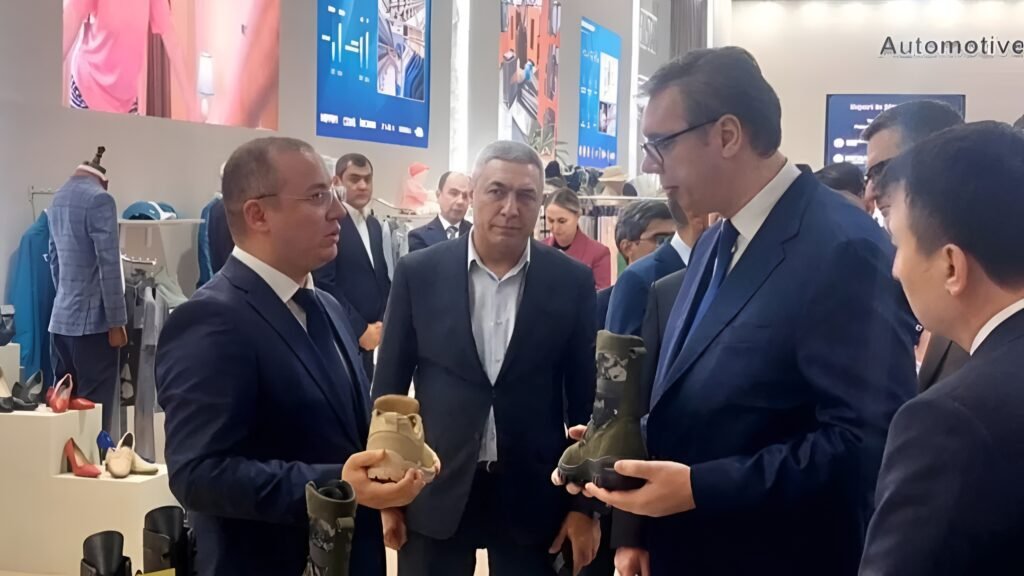 UzCharmExpo 2025 Strengthens Uzbekistan Serbia Ties as Serbian President Praises Uzbek Made Leather and Footwear
