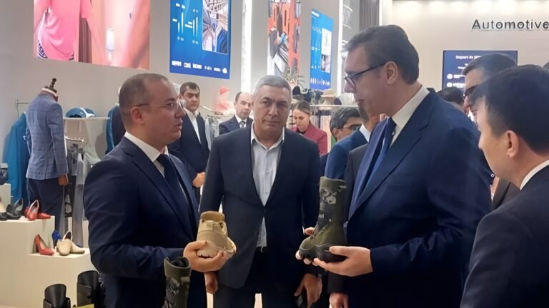 UzCharmExpo 2025 Strengthens Uzbekistan Serbia Ties as Serbian President Praises Uzbek Made Leather and Footwear