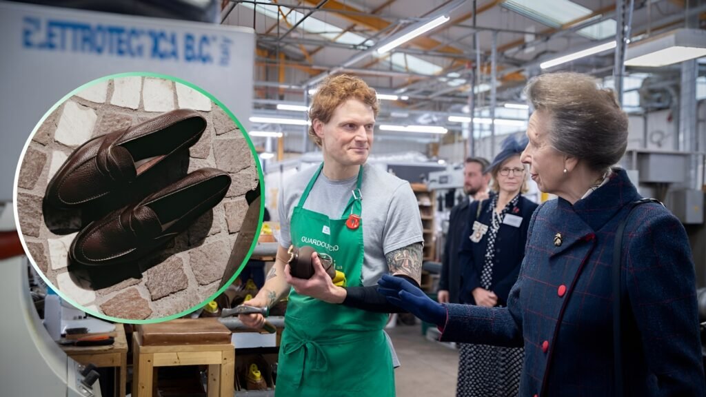 Princess Anne Visits Edward Green Shoe Factory in Northampton Showcasing British Shoemaking Heritage