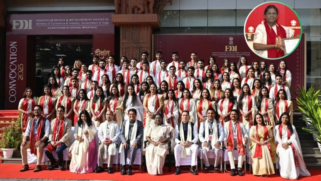 President of India Attends Convocation Ceremony of FDDI in New Delhi