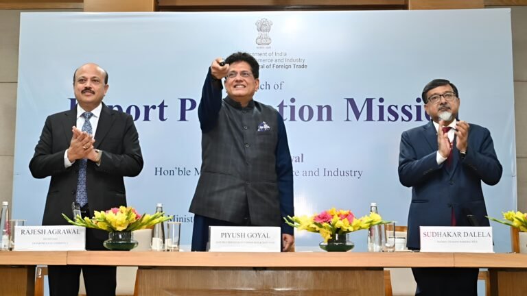Piyush Goyal Launches 7 Export Promotion Mission Measures to Boost Indian MSME Exports
